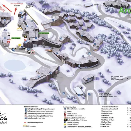 Appartamento Résidence Fond Blanc - Pour 3 Personnes Au Centre D'arc 2000 Mae-7234 Les Arcs (Savoie)